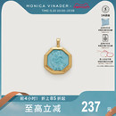 Monica 项坠颈链 单坠银镀金时尚 Vinader莫妮卡吊坠守护者吊坠女款