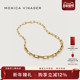 Monica Vinader莫妮卡Alta扣环式 项链小众设计锁骨链女士