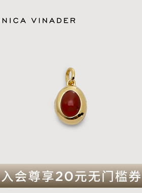 [新品]Monica Vinader莫妮卡吊坠生辰石宝盒生日送礼天然石项坠