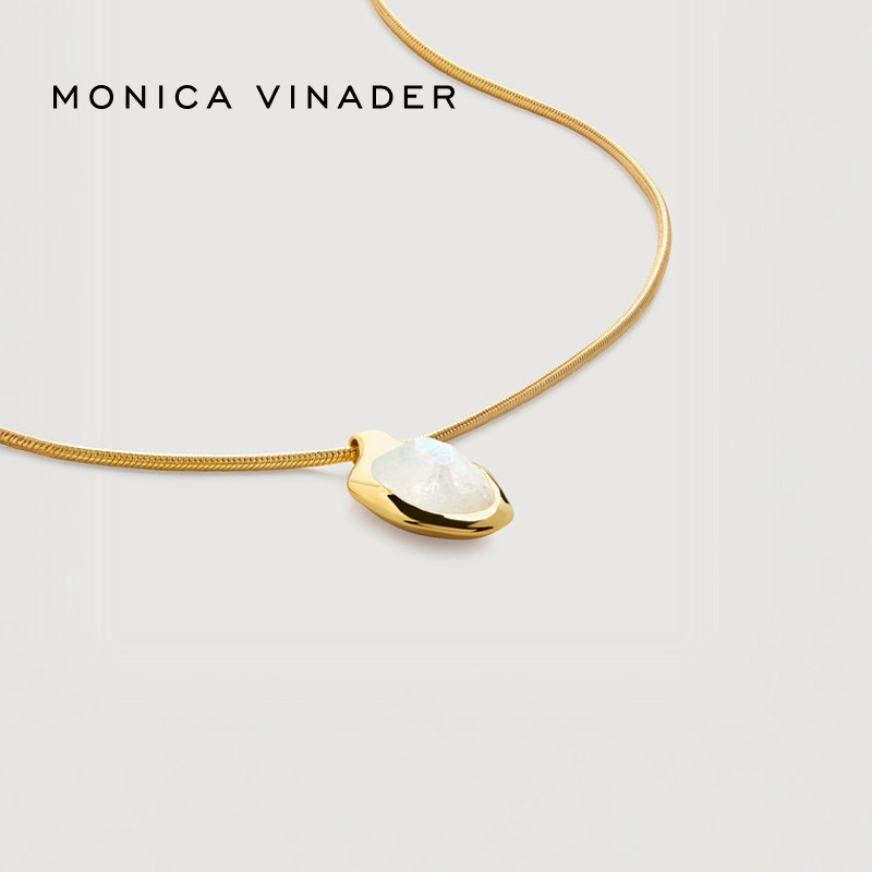 Monica Vinader莫妮卡项链Odyssey流光宝石项链锁骨链女轻奢吊坠