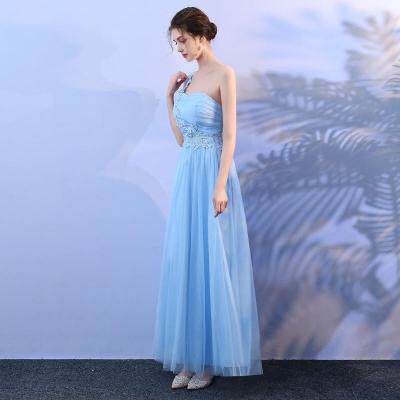 Bridesmaid Dresses 2019 new pattern have more cash than can be accounted for Korean Edition Show thin Wedding dress Sister group Bridesmaid Dresses One shoulder graduation full dressin the Women's clothing/Boutique , Wedding/Cheongsam/Formal dress , Formal dress/Evening  category - from Buy2taobao.com to provide professional Taobao agent buy service