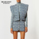 MARANT 上衣 AZIELA垫肩蓝白花色马甲女式 ETOILE VESTE