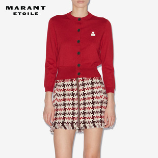 女 NEWTON红色开衫 MARANT ETOILE2025