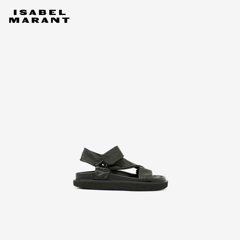 ISABEL MARANT NAORI复古平底罗马凉鞋女
