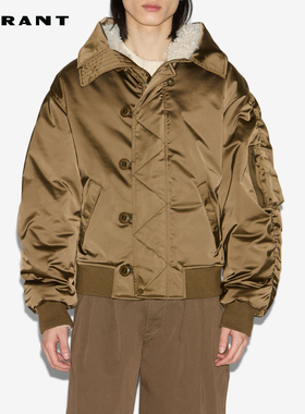 MARANT2025早秋新款ELROY绗缝缎面短外套