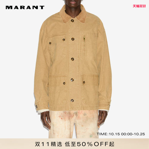MARANT TRAVIS棉布工装夹克男