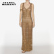 ISABEL MARANT2025 PERNILLE度假风针织镂空长裙女