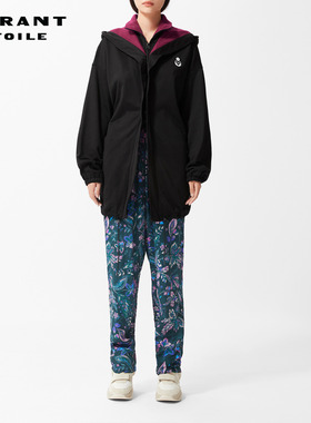 ISABEL MARANTETOILE ISLA中长款连帽休闲外套女