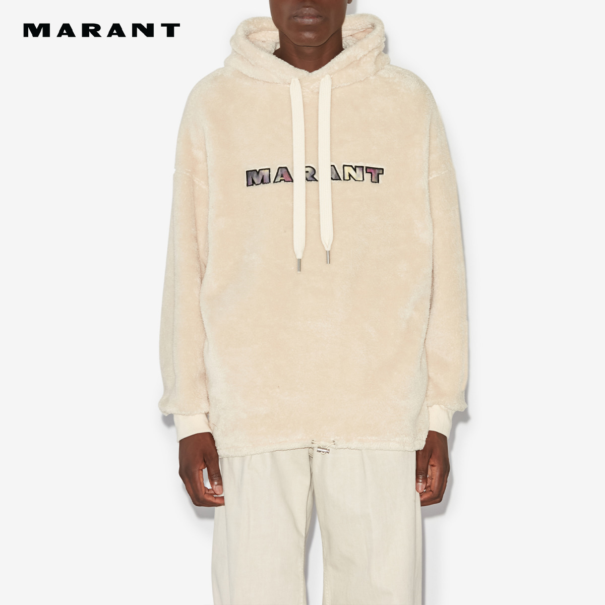 连帽 抽绳 徽标