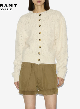 MARANT ETOILE2025早秋新款MAXINE 蕾丝针织开衫女