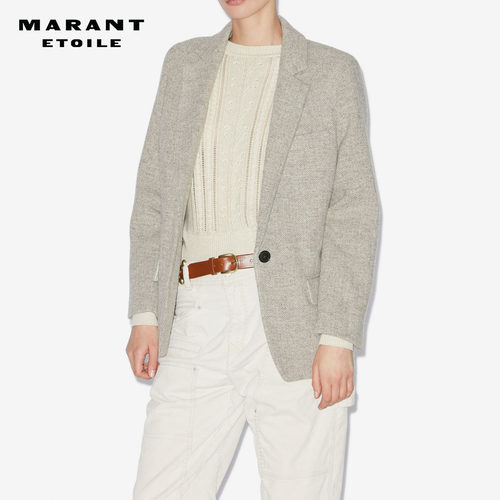 MARANT ETOILE CHARLYNE 法式羊毛西装毛呢外套女