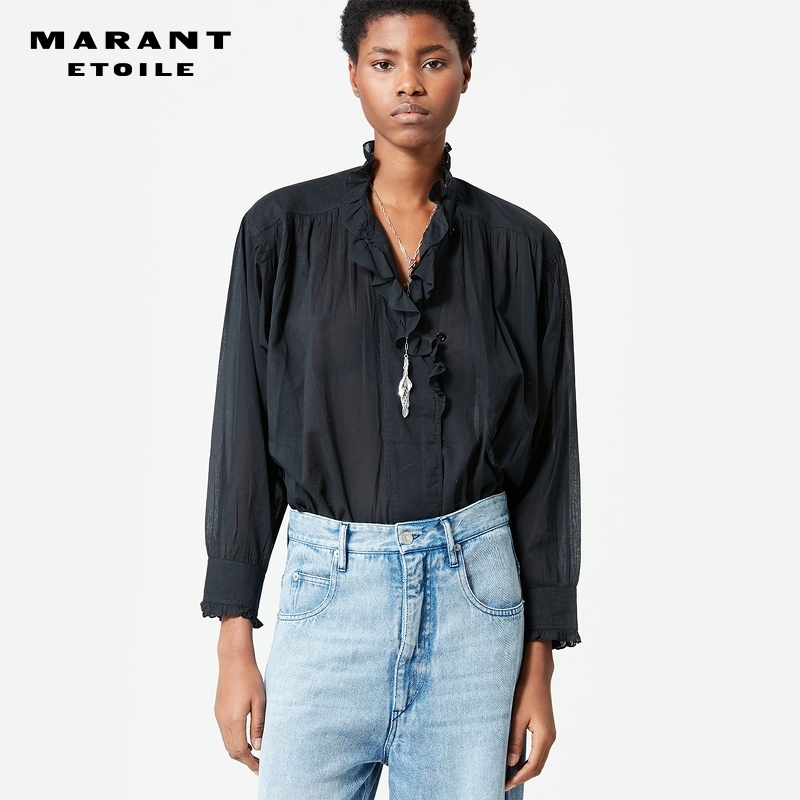 MARANT ETOILE PAMIAS法式上衣衬衫女
