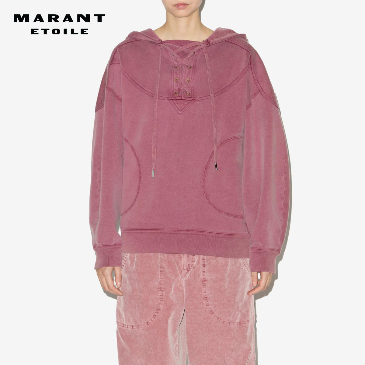 MARANT ETOILE2025早秋新款IVAYA棉质连帽运动衫女