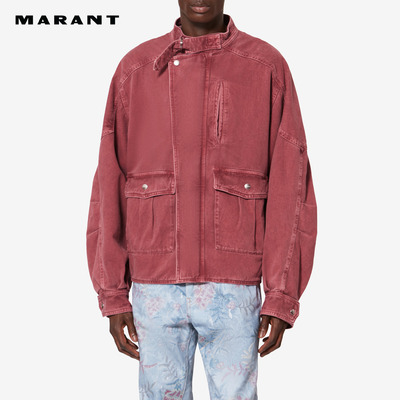 MARANT2026早春新款ISAIAH 棉帆布牛仔夹克男