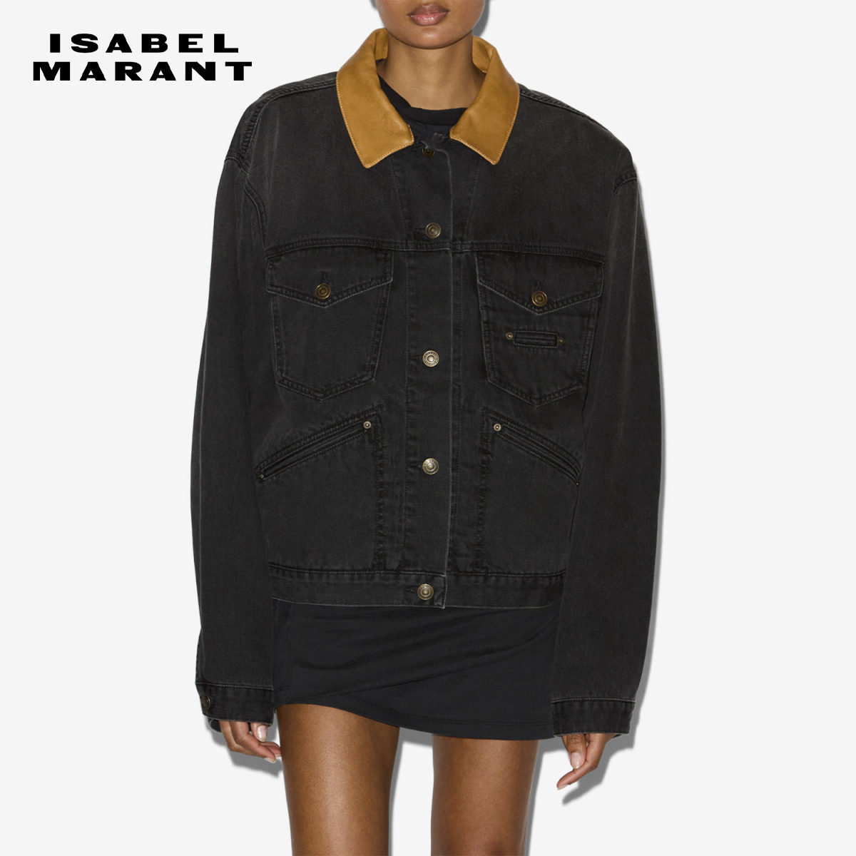 ISABEL MARANT2025早秋新款PETUNIA牛仔夹克女