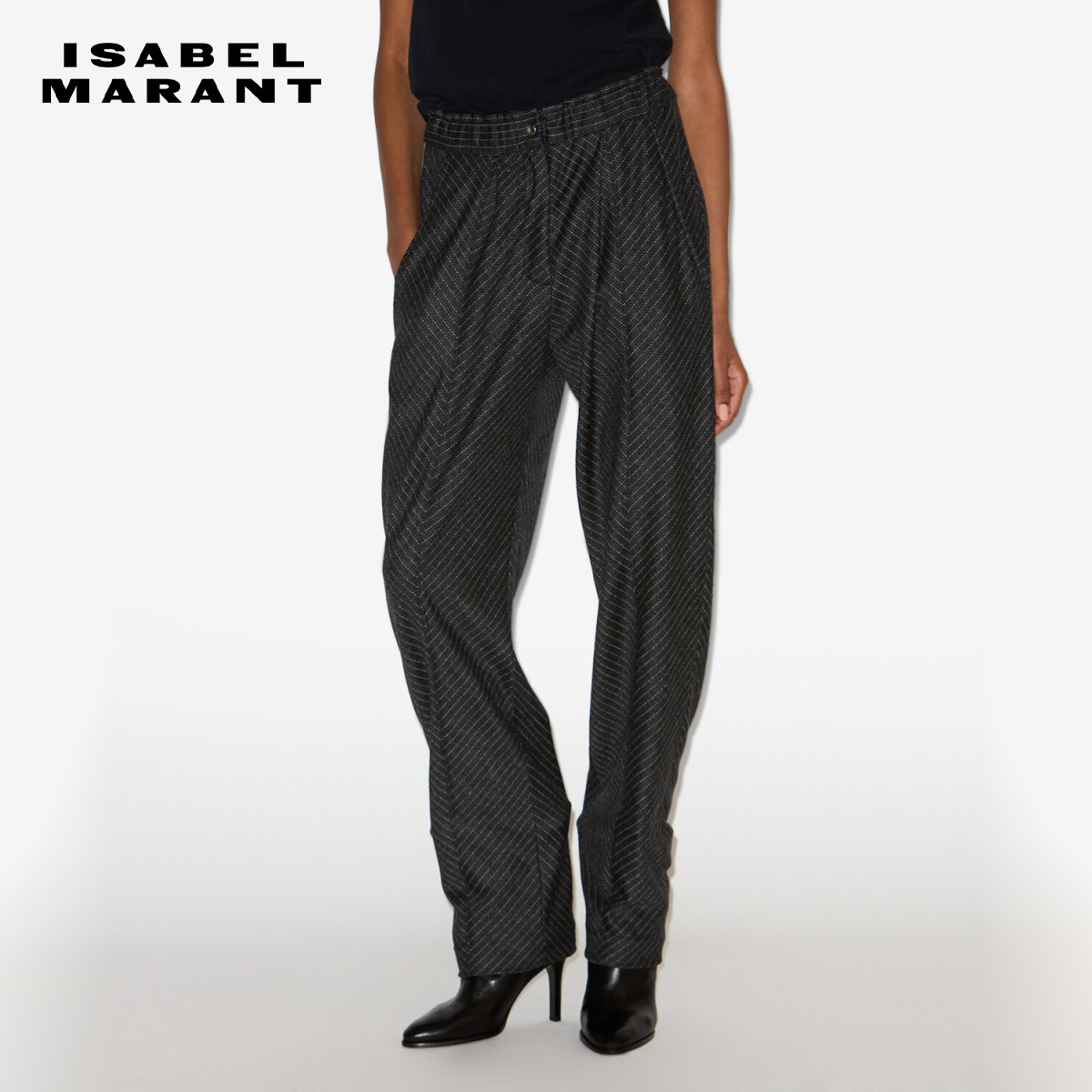 ISABEL MARANT2025秋冬新款RAKIA女式长裤女