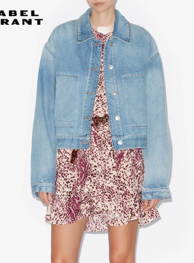 ISABEL MARANT2025 JOSEPHINE休闲经典牛仔衬衫领夹克女