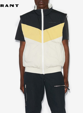 MARANT BRUCE拼色休闲运动马甲外套男