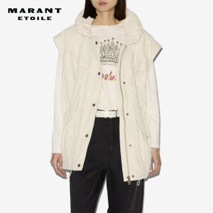 MARANT DAMONE纯色棉大衣女 ETOILE2025早秋新款