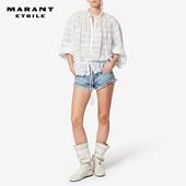 MARANT 波西米亚风棉质花卉蕾丝罩衫 ETOILE2026早春新款 POLLY