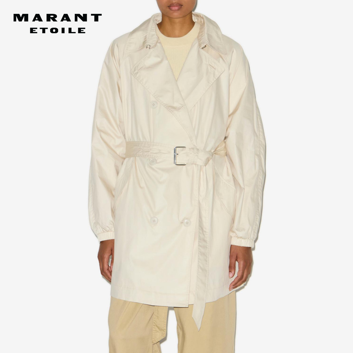 24早秋复古经典翻领双排扣风衣