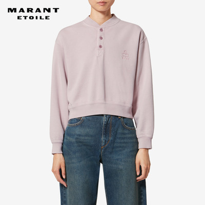 MARANT ETOILE2026早春新款女式SIMONY印有徽标的棉质运动衫