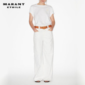 ABY徽标logo棉质短袖 MARANT ETOILE T恤上衣女