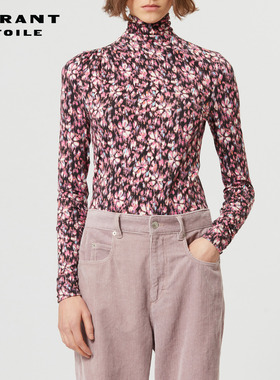 MARANT ETOILE LOU针织上衣法式修身高领针织衫女