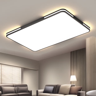 长方形大灯家用灯具led灯 简约现代大气超薄客厅吸顶灯2025年新款