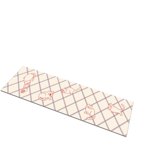 窄长条浴室垫可爱ins文艺猫咪可爱门槛石硅藻泥地垫无甲醛异味