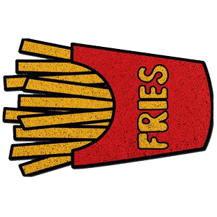 入门地垫免洗可擦薯条丝圈地垫自由裁剪个性创意玄关楼梯口地垫