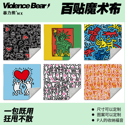 2025年新款百贴布 keith haring联名凯斯哈林便携式百贴布相机
