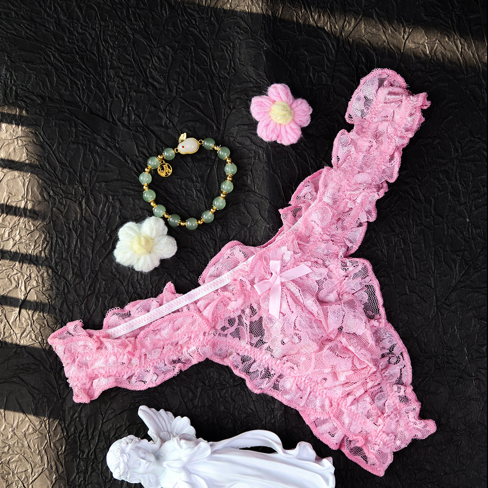 男士丁字裤蕾丝U凸性感低腰T裤透视凹凸内衣青年潮流猛男镂空内裤,女士内衣/男士内衣/家居服,男丁字裤,淘宝优惠券,粉丝福利购,淘宝优惠卷