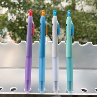 石制笔热敏可擦中性笔深海舱潜艇摩易擦签字笔按动静音DS0214大容量魔力3-5年级小学生用0.5mm晶蓝黑色墨蓝