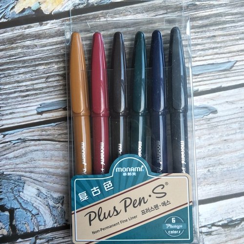 慕娜美水性笔纤维笔软头勾线笔