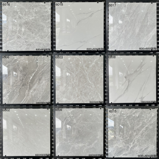 全抛釉灰色瓷砖600x600客厅防滑地板砖卧室地砖服装 店商场工程砖