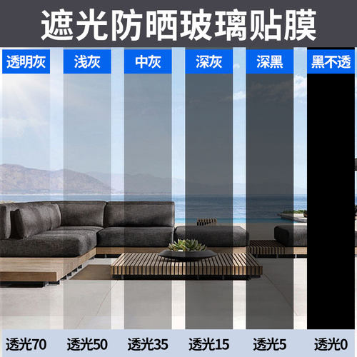 冰阳双向透视隔热膜防晒