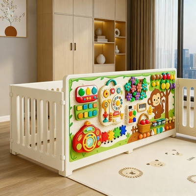 玩具婴忙碌屋围栏忙碌板配件宝宝儿童洞洞板墙上蒙氏早教益智DIY