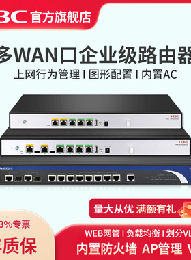 华三（H3C）ER系列企业路由器千兆 企业级多WAN口有线宽带VPN高速网关AC管理办公VLAN监控防火墙