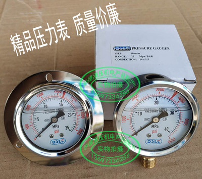 耐震压力表YN60ZT-40MPA 25 16 10 60 2.5 400KG 250BAR 150 PSI