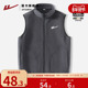 复古背心男款 回力中灰色摇粒绒加绒马甲2025秋冬新款 美式 夹克男H