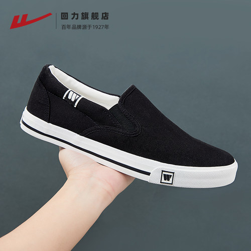回力老北京布鞋男秋冬一脚蹬