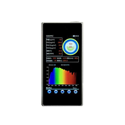 厂家直供S800Pro智能物联环S534境健康监测负氧离子境污染仪光污