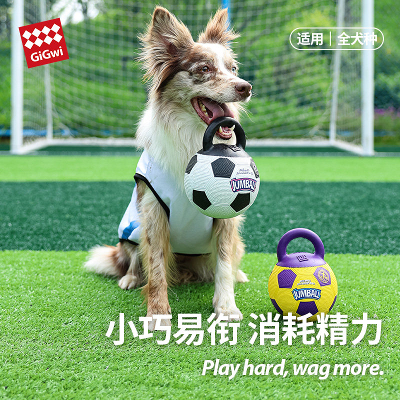 GiGwi贵为狗狗玩具足球耐咬磨牙自嗨解闷幼犬泰迪法斗金毛玩具
