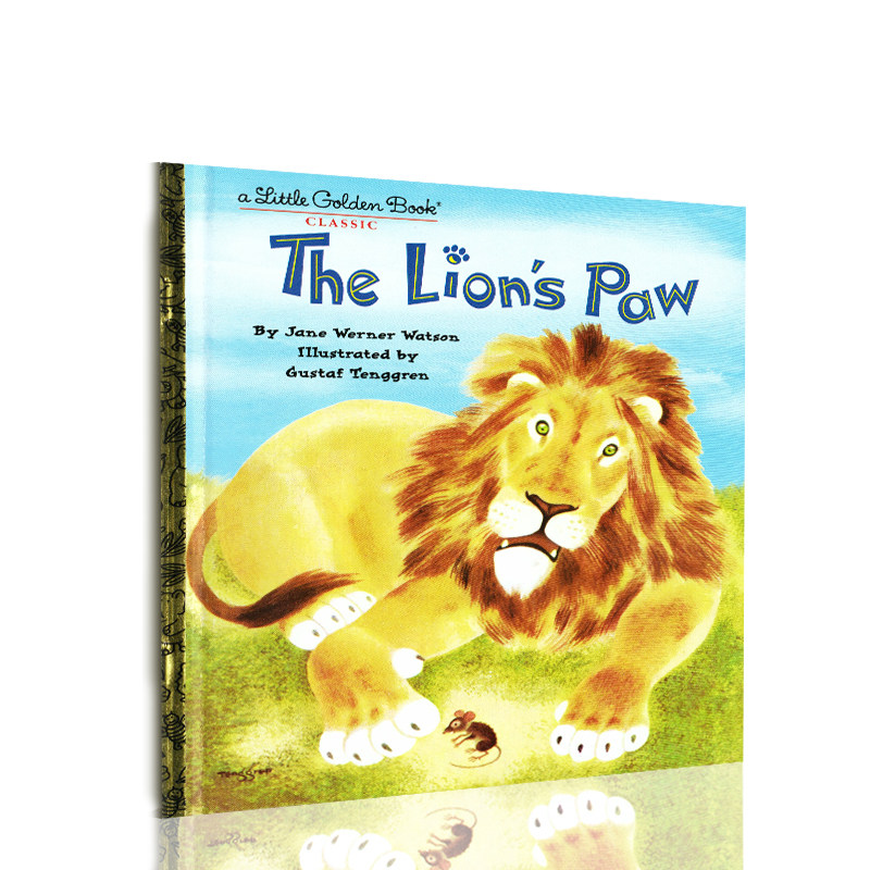 狮子脚上有根刺 英文原版绘本 the lions paw 常青藤爸爸推荐英文