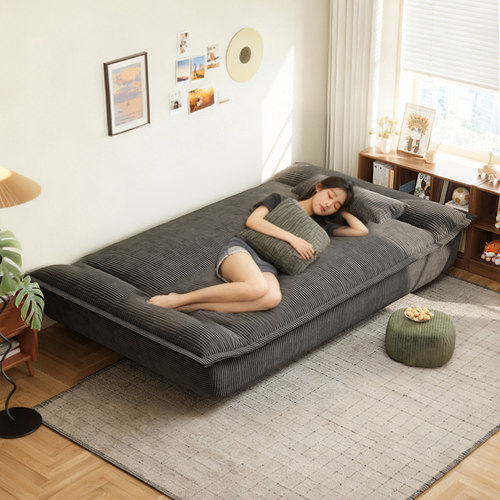 帆船布艺沙发床可折叠一体两用新款小户型客厅单双人卧室可长期睡