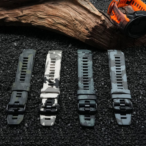 本能迷彩超舒适硅胶表带-歌行音