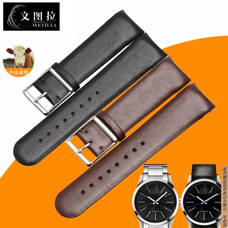 原厂代用适合CK手表带K22411/K22461/K22471/K2A271真皮皮带手表