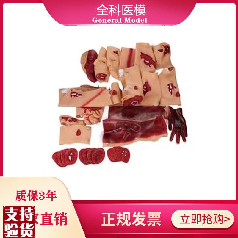 穿戴式全套伤情套装爆炸伤L战模块伤口识别止