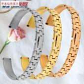 适用通用女款 精钢表链浪琴欧米茄摩凡陀女士钢带表带R8101214mm